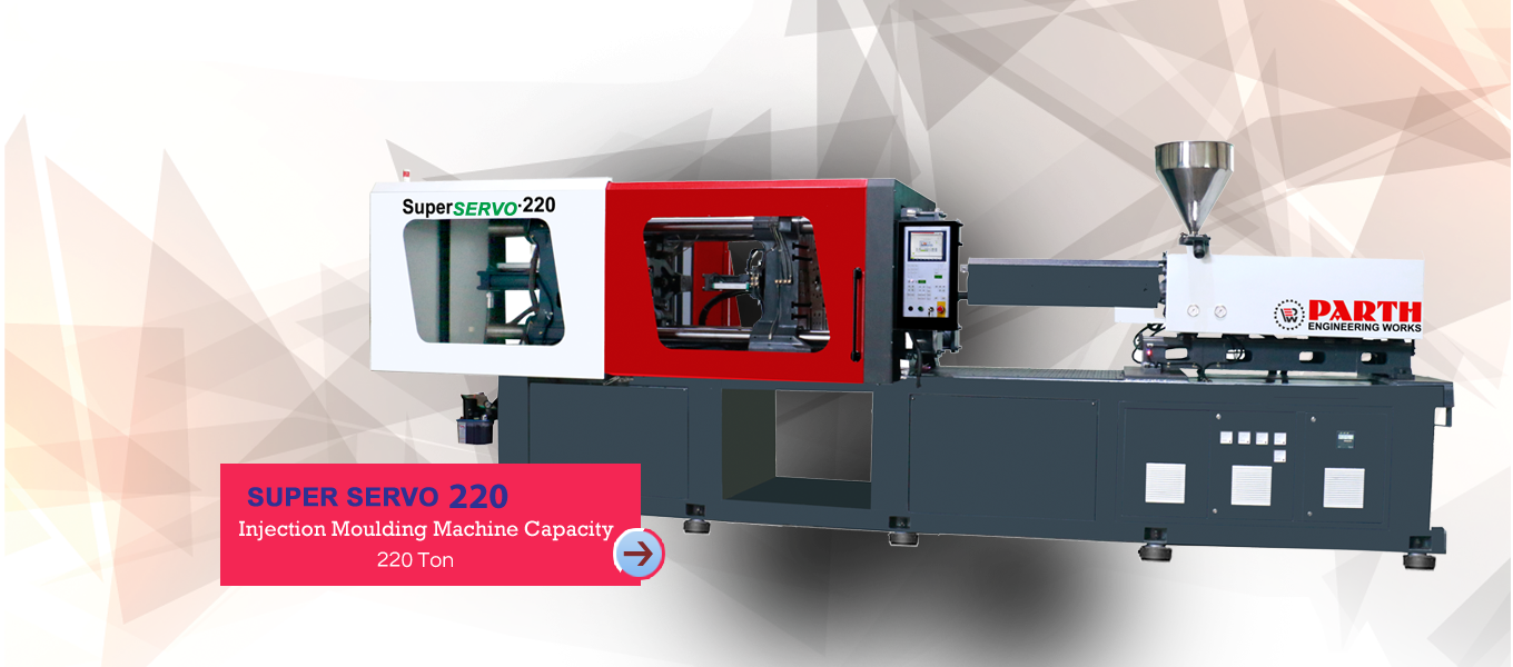 Injection moulding machinery - 220 ton Capacity